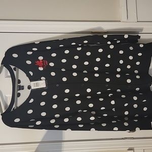 NWT Torrid Disney Minnie Mouse button-up polka dot cardigan plus size 4x.